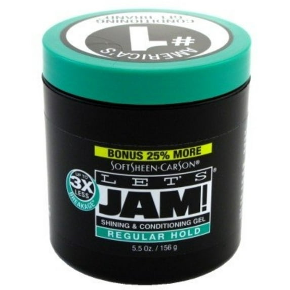 Lets Jam! Shining & Conditioning Gel Regular Hold, 5.5 oz (Pack of 3)
