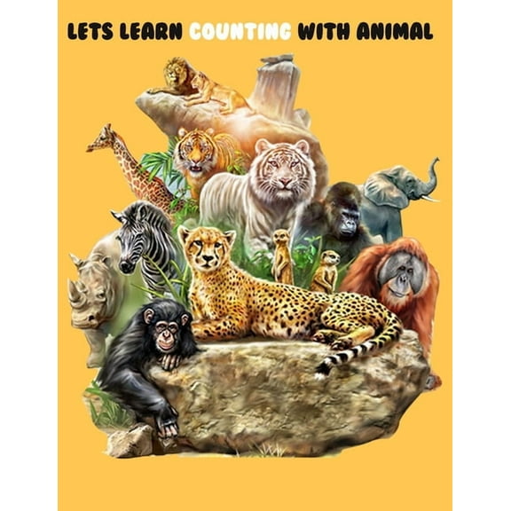 Lets Learn Counting With Animal: A Fun Counting & Question - Answering Book For 2 - 5 Years children, (Paperback)
