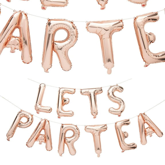 Lets Partea Mylar Balloon Garland