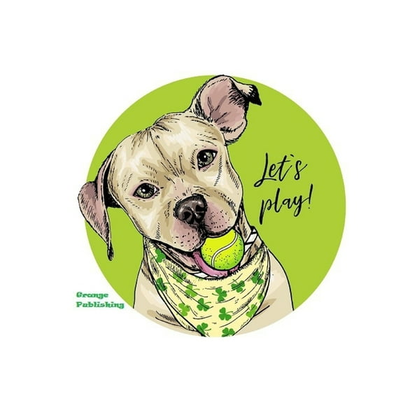 Lets Play: 120 Page Drawing Pad Ideal For Dog Lovers Worldwide (Paperback)