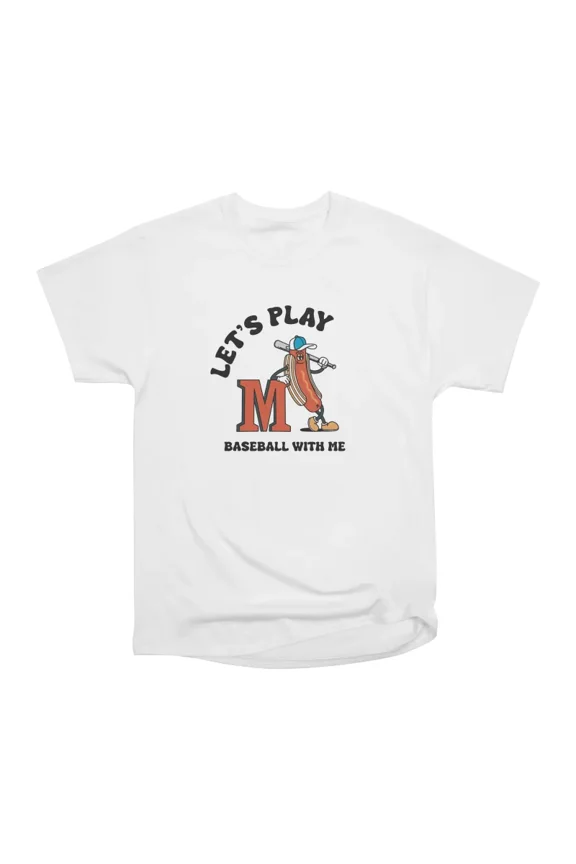 Lets Play Baseball T-Shirt Tee Gift For Him Merch For Her Apparel For Friend