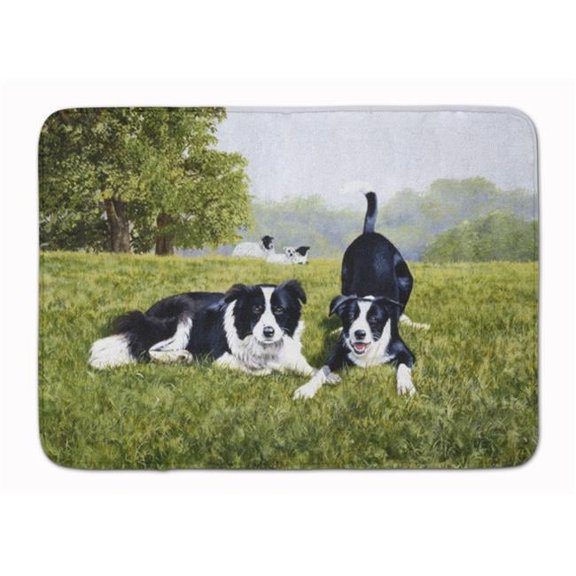 Lets Play Border Collie Machine Washable Memory Foam Mat