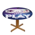 thumbnail image 1 of Lets Play Game Controller Round Fitted Tablecloth Elastic Edged Table Cloth Waterproof Table Cover 48in, 1 of 7