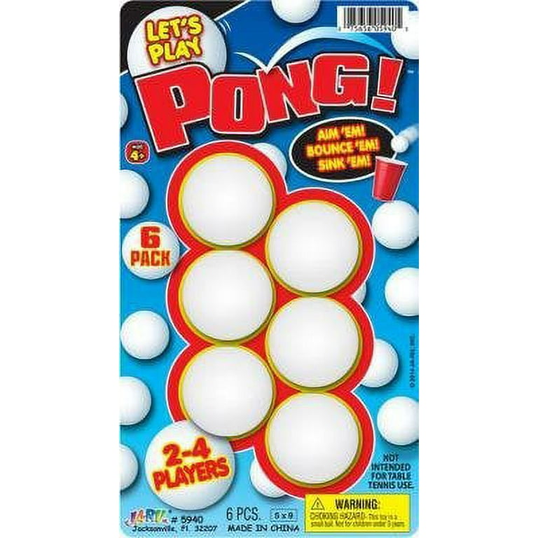 Let's Play Pong! Balls, 4 ct.