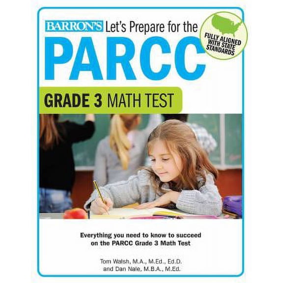 Pre-Owned Let's Prepare for the Parcc Grade 3 Math Test (Paperback) 1438008120 9781438008127