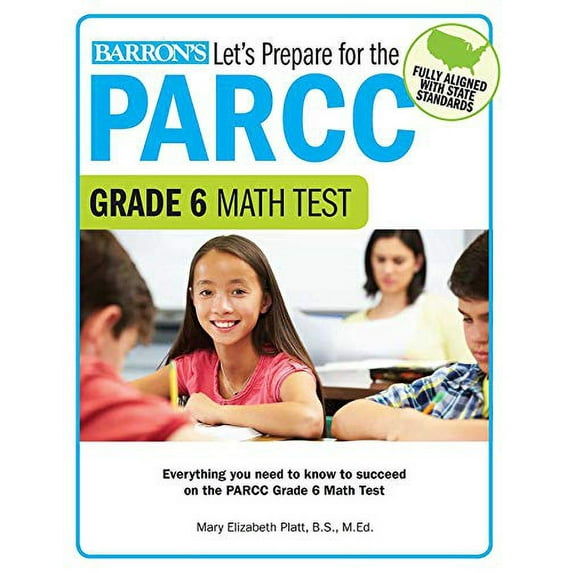 Pre-Owned Let's Prepare for the PARCC Grade 6 Math Test (Paperback) 143800818X 9781438008189