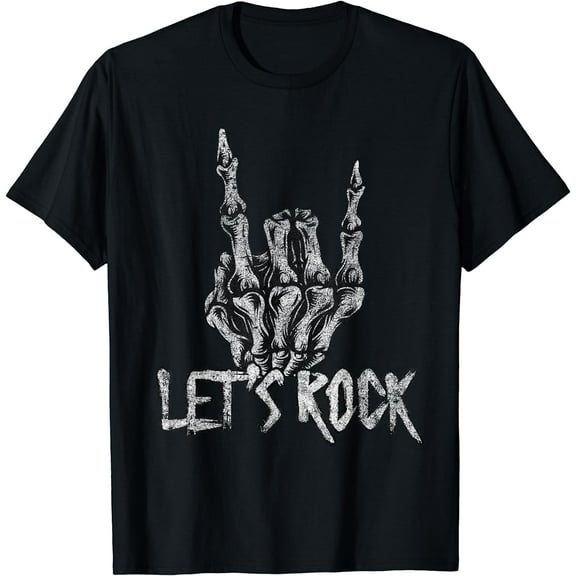 Lets Rock Band Tees - Rock And Roll Concert Graphic Tees T-Shirt