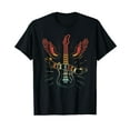 thumbnail image 1 of Lets Rock Rock n Roll Guitar Retro lovers Black T-Shirt, 1 of 5