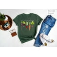 thumbnail image 1 of Lets Roots For Each Other Vegetable Shirt, Uplifting T Shirt, Spring T Shirt, Gardening Tee, Turnip Gift, Carrot Outfit, Black Carrot Tee, 1 of 5
