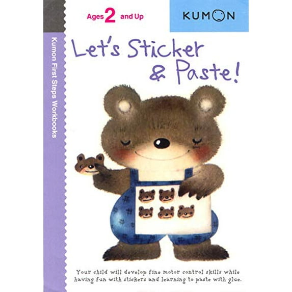 Pre-Owned Kumon Let's Sticker and Paste (Paperback) 1933241136 9781933241135