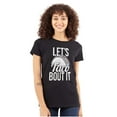 thumbnail image 1 of Lets Taco Bout It Tuesday Funny Food Womens Fitted Plus Size Graphic Tee Brisco Brands 2X, 1 of 5