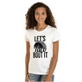 thumbnail image 1 of Lets Taco Bout It Tuesday Funny Food Womens Slim Fit Graphic Tee Brisco Brands X, 1 of 5