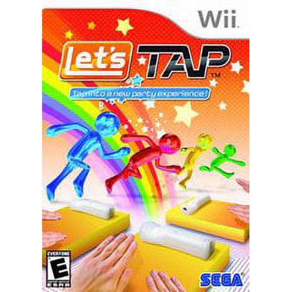 Pre-Owned Lets Tap, Physical Format/Nintendo Wii, Party Music Game, Parental Controls, 4 Offline Players