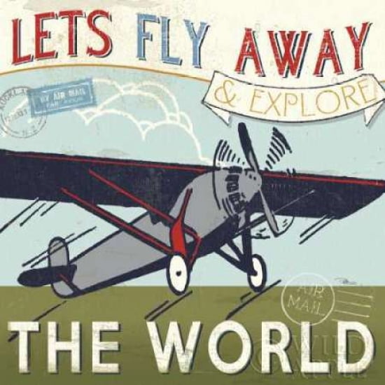 Lets Travel II Canvas Art - Pela Studio (24 x 24)