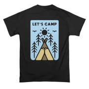 Lets camp T-Shirt Tee Gift For Him Merch For Her Apparel For Friend