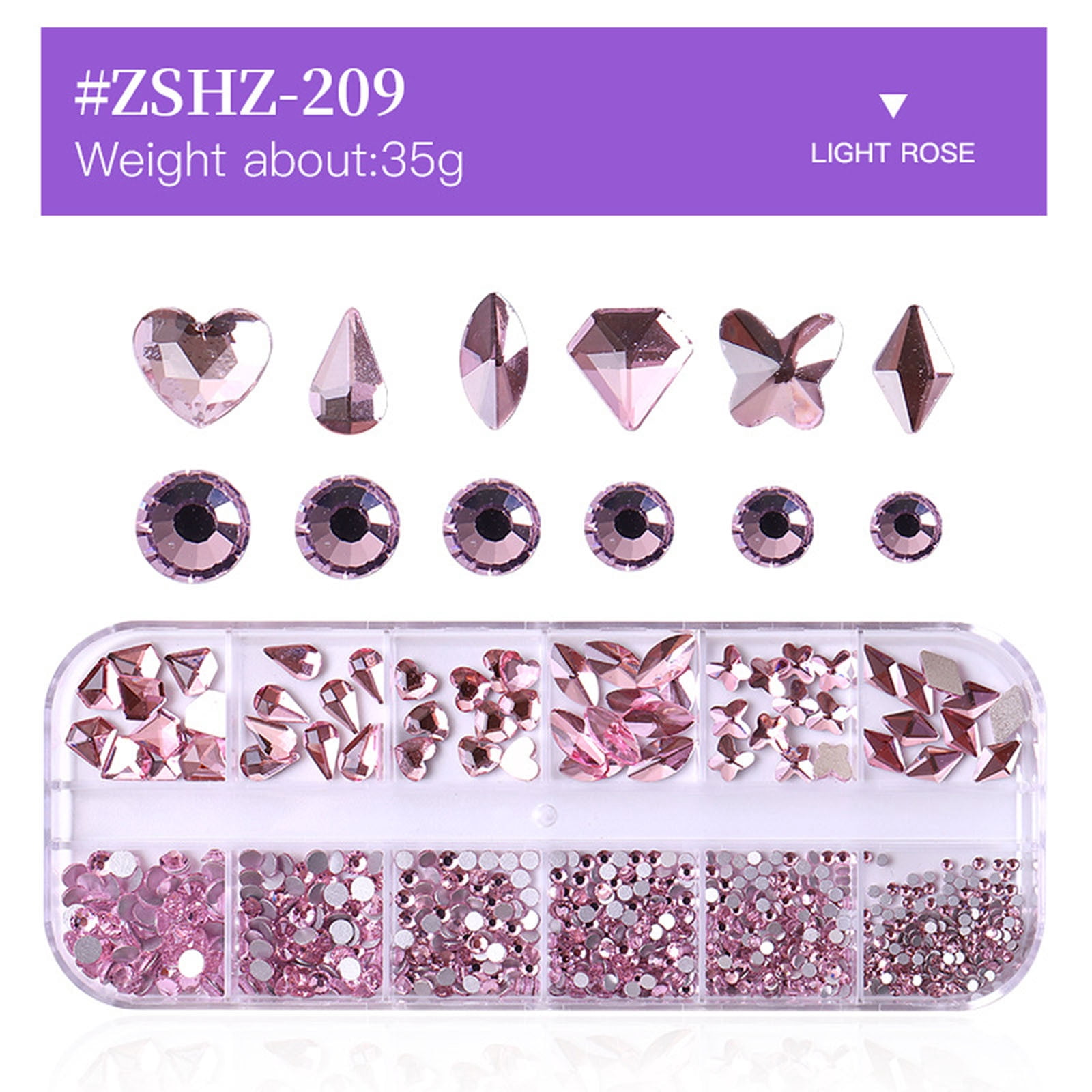 Rhinestones Small for Nails Paper Bead Roller Nail Sticker Rose Nail Stickers Rhinestones for Makeup for Eyes Short Acrylic Nails Rhinestone on Nails Cow Print Nail Stickers Pigment for