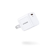 شاحن USB Letscom 20W Fast Charger Compact متوافق مع معظم Apple و Google - FC236 - White