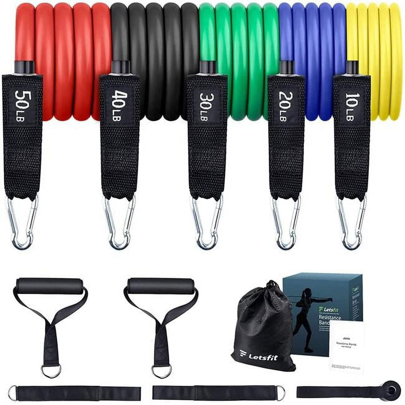 Letsfit Exercise Stackable Resistance Band Walmart