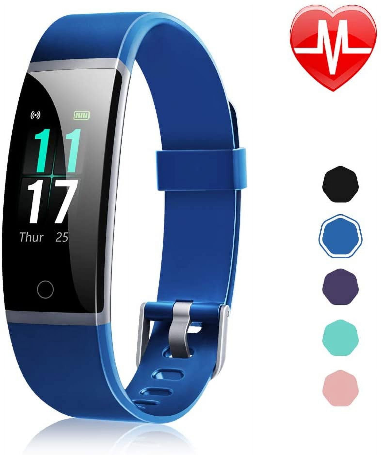 Letsfit ID132 Blue HR Fitness Trackers