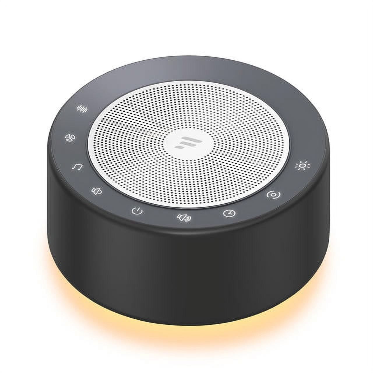 Letsfit White Noise Machine with 20 Natural Soothing Sounds, Timer and