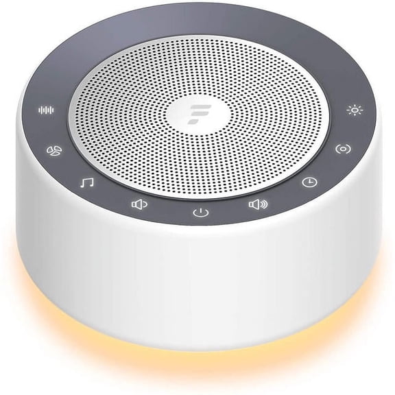 Letsfit White Noise Machine with 20 Natural Soothing Sounds, Timer and Memory Feature, 32 Levels of Volume Control, Portable Sound Machine for Baby, Adults, Home and Office