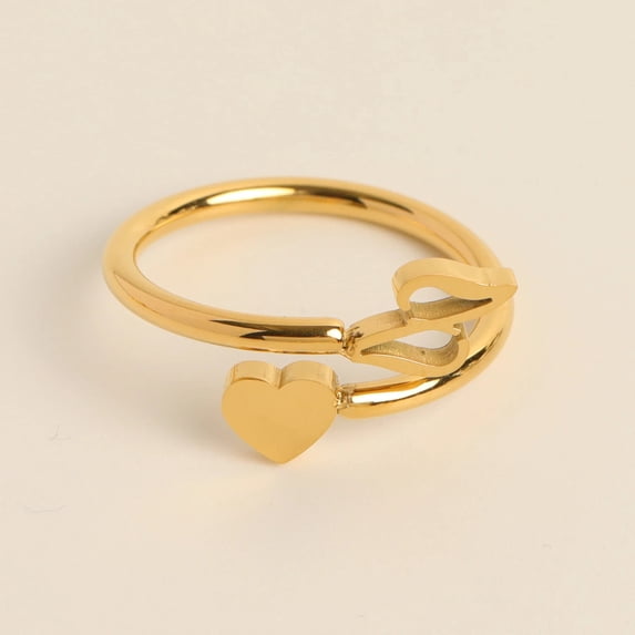 Letter 26 Letter Three-dimensional Love Tail Ring