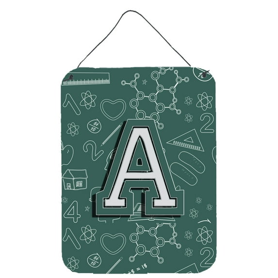 Letter A Back to School Initial Wall or Door Hanging Prints