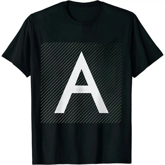 Letter A Capital Alphabet Monogram Initial T-Shirt