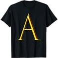 thumbnail image 1 of Letter A Capital Alphabet Monogram Initial T-Shirt, 1 of 3