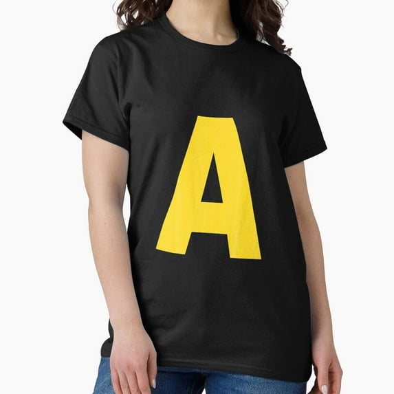 Letter A Chipmunk Funny Christmas Thanksgiving Costume G1759 Unisex T-Shirt, Up to Size 5XL