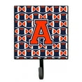 thumbnail image 1 of Letter A Football Orange Blue and white Leash or Key Holder, 1 of 1