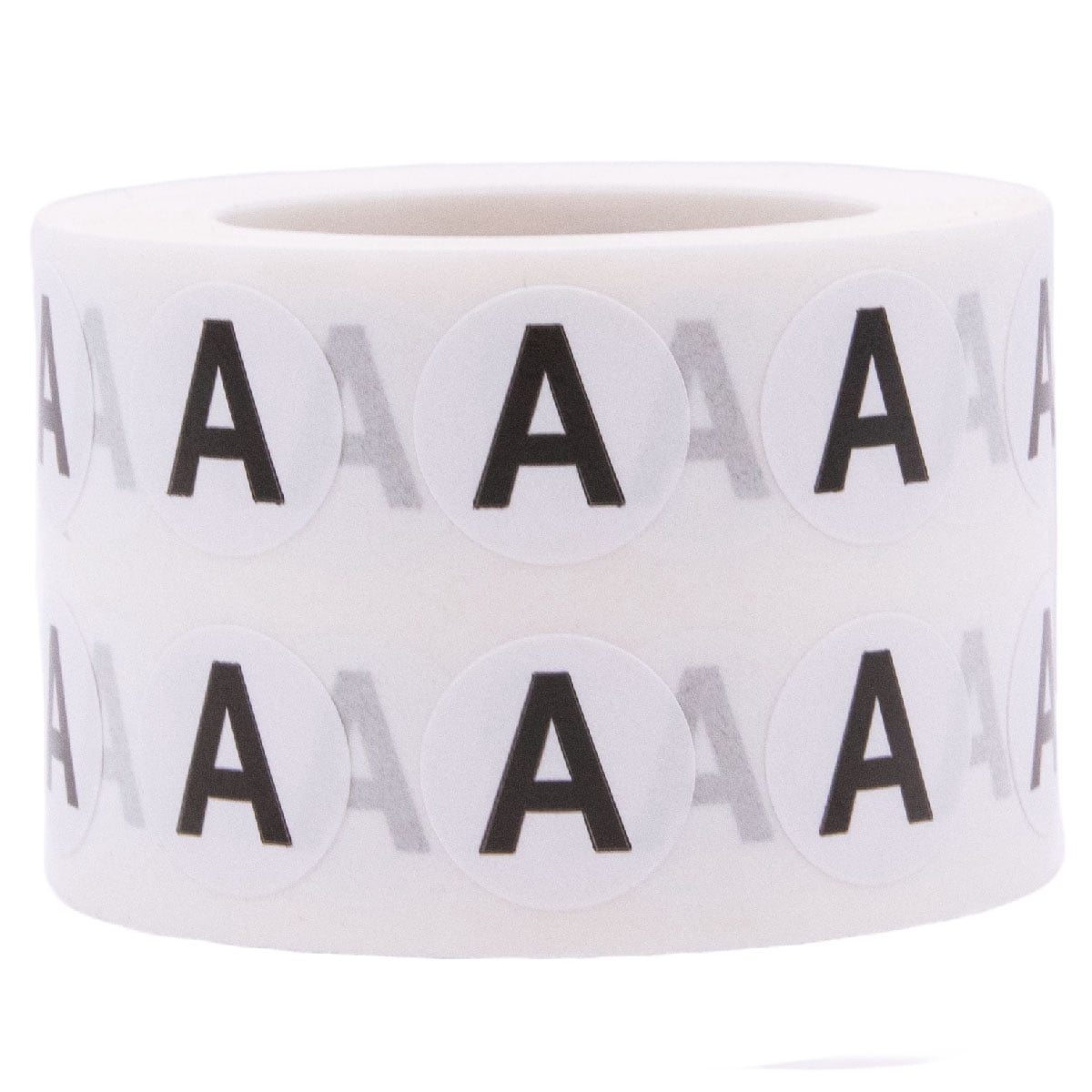 Letter A Inventory Labels .5 Inch Round Circle Dots 1,000 Adhesive ...