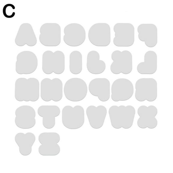 Letter A to Z Mold Alphabet Quicksand Shaker Silicone Molds Epoxy Resin Molds Making Findings Supplies Accessories Jewelry