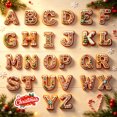 thumbnail image 1 of Letter Acrylic Flat Ornaments, Alphabet Christmas Decorations, Xmas Holiday Tree Hanging Decor for Indoor and Outdoor, Display for Winter Parties and Family Gatherings, 1 of 6