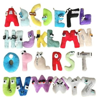 Alphabet Letter Lore Plush Toy ,7.9Alphabet Lore Plushies Alphabet Lore  Stuffed Figure Dolls Funny Plush Toy for Fans Gift,A