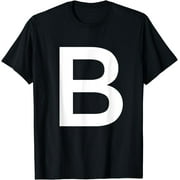 Letter B Alphabet Initial Monogram T-shirt
