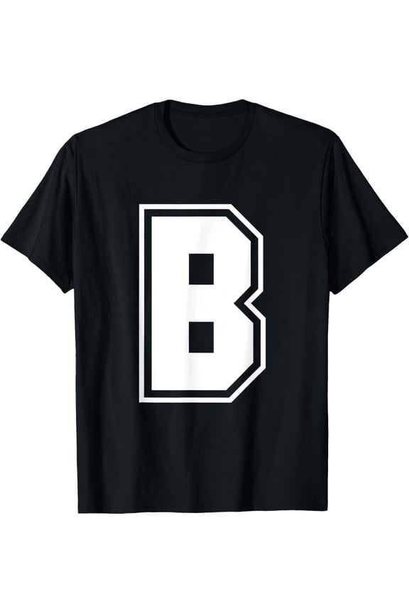 Letter B Alphabet Monogram Spelling T-Shirt
