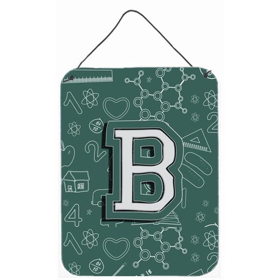 Letter B Back To School Initial Wall and Door Hanging Prints