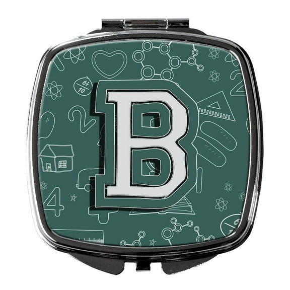 Letter B Back to School Initial Compact Mirror
