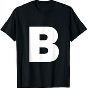 Letter B Capital Alphabet Monogram Initial T-Shirt