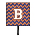 thumbnail image 1 of Letter B Chevron Blue and Orange 3 Leash or Key Holder, 1 of 1