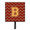 thumbnail image 1 of Letter B Chevron Garnet and Gold  Leash or Key Holder, 1 of 1