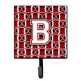 thumbnail image 1 of Letter B Football Cardinal and White Leash or Key Holder, 1 of 1