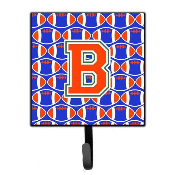 Letter B Football Green Blue and Orange Leash or Key Holder