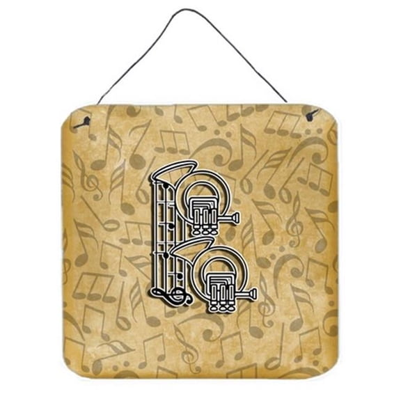 Letter B Musical Instrument Alphabet Wall and Door Hanging Prints