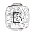 thumbnail image 1 of Letter B Musical Note Letters Compact Mirror, 1 of 1