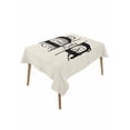 thumbnail image 1 of Letter B Table Cloth, Monogram Words Waterproof Tablecloth for Rectangle Tables, Reusable Washable Fabric Table Cover for Restaurant Kitchen Dining Tables 52"x70", 1 of 6