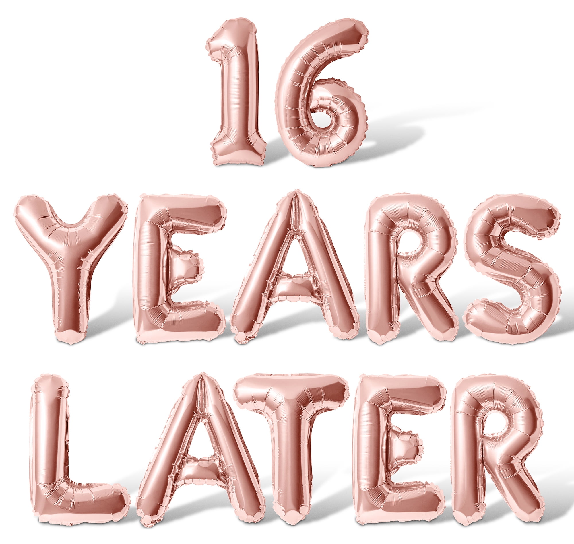 Letter Balloons - 16 YEARS LATER 16