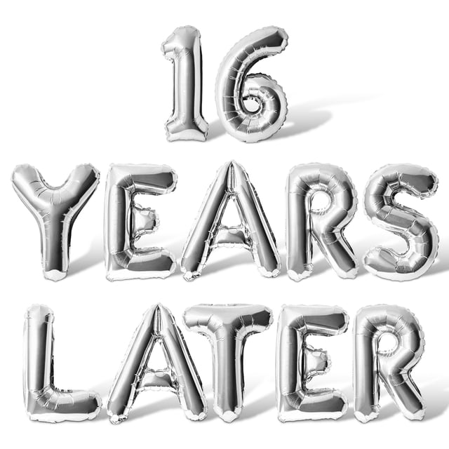 Letter Balloons - 16 YEARS LATER 16
