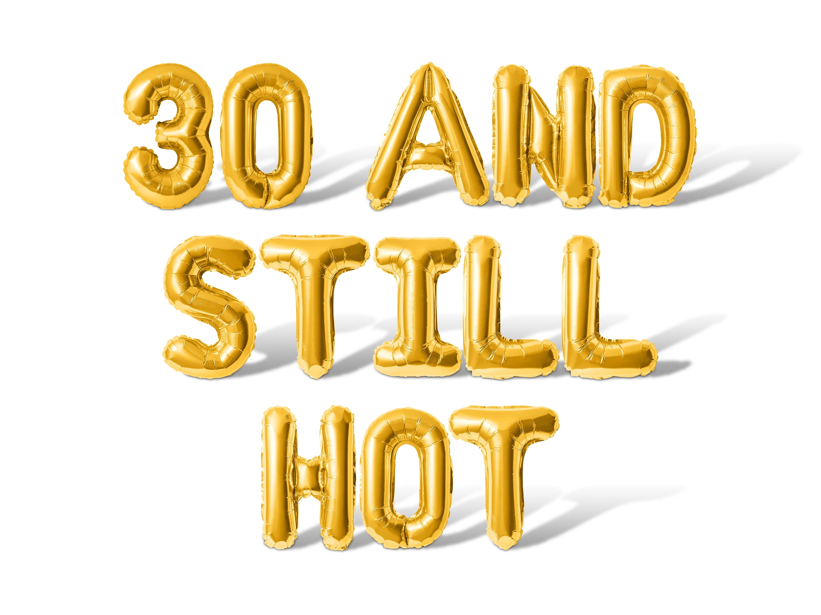 Dirty 30 Thirty Balloons 30th Birthday Party Balloon Letters Decor...
